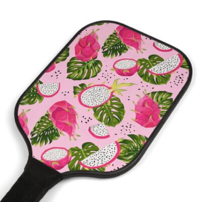 Dragonfruit Pink Pattern Pickelball Kit