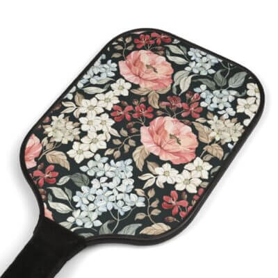 Royal Vintage Botanical Flowers Pattern Pickelball Kit