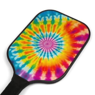 Colorful Boho Hipie Tie-dye Pattern Pickelball Kit